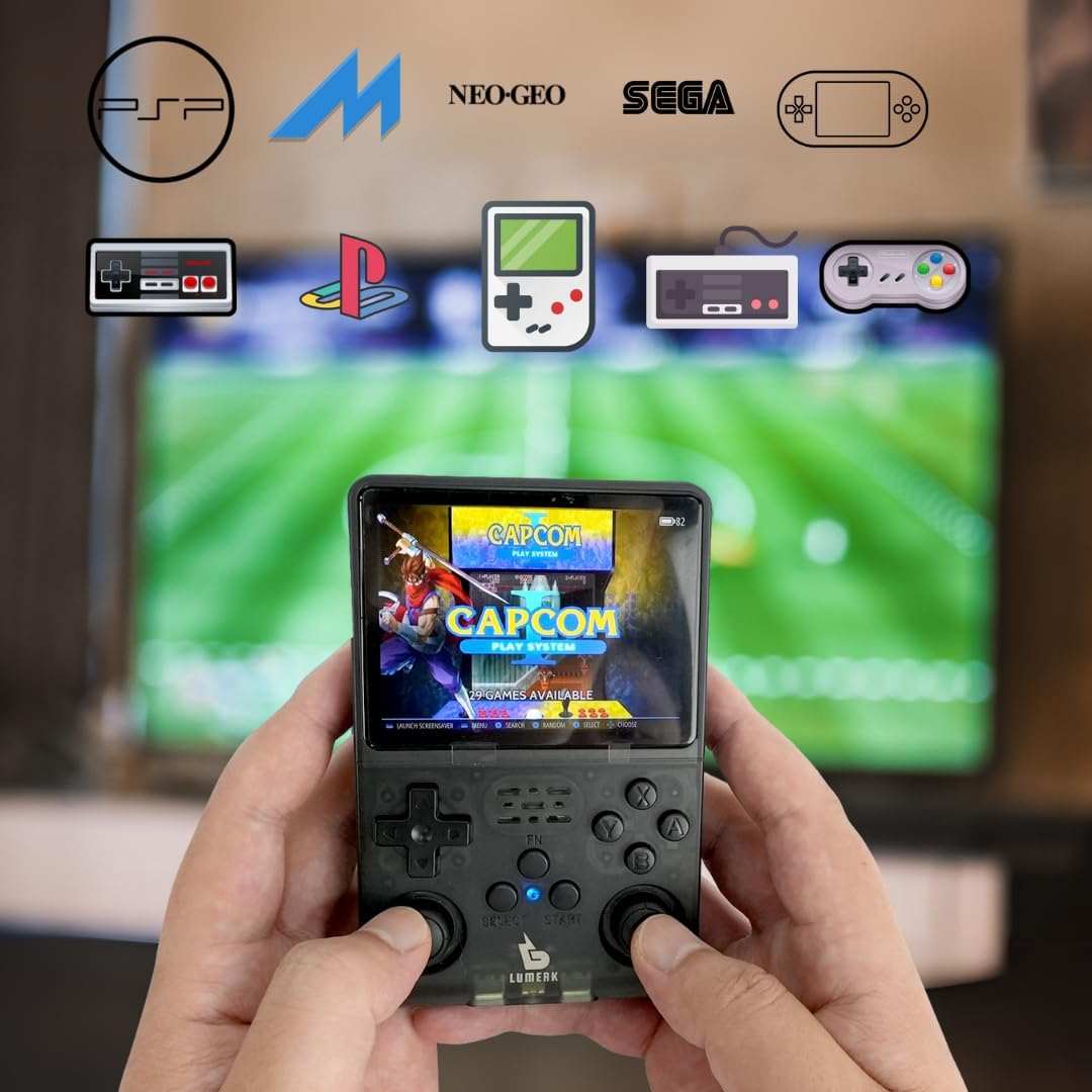 R40S Pro Handheld Retro Game Console
