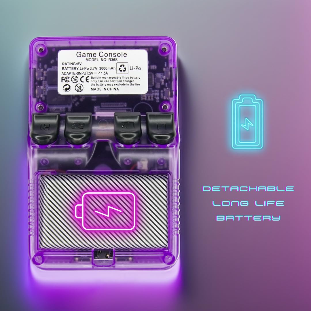 R36S Handheld Retro Game Console