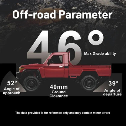 MN82 RC Rock Crawler 1/12 Scale 4WD Off-Road Truck