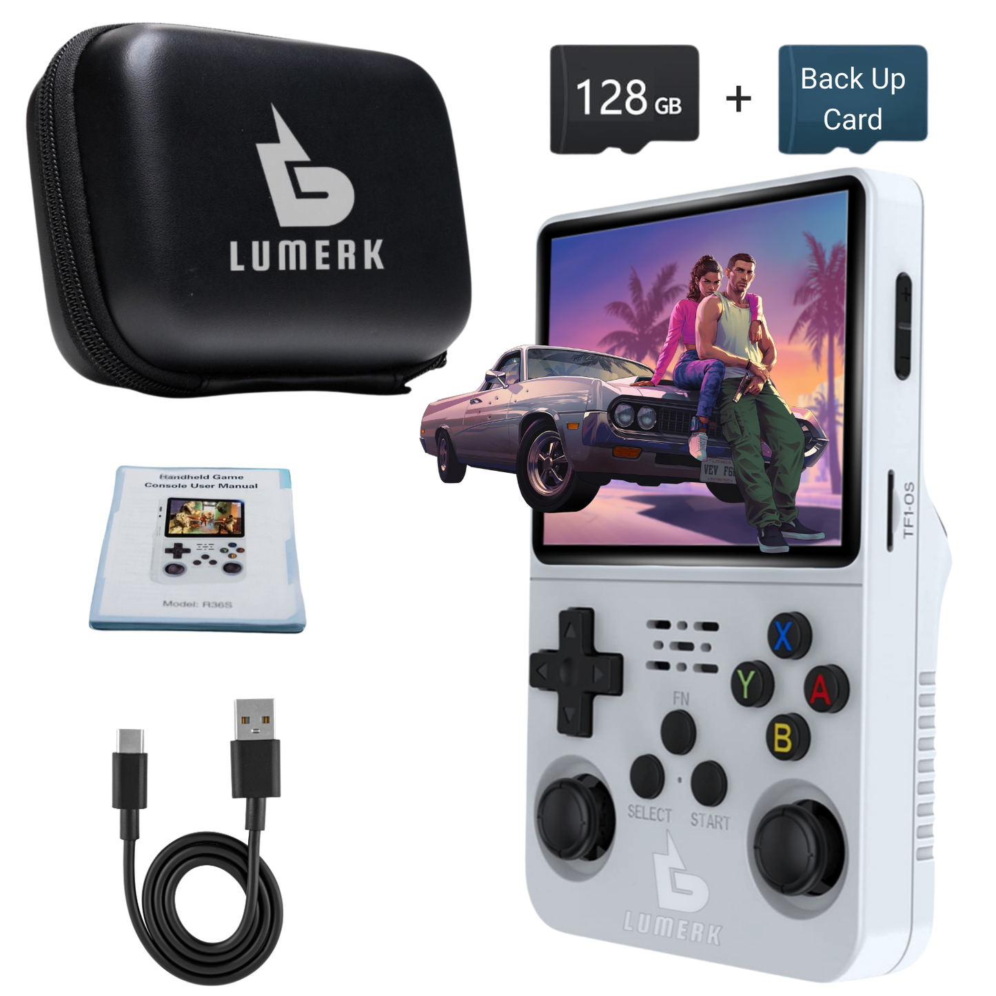 R36S Handheld Retro Game Console