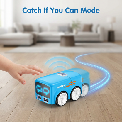 Magic Mini Bus Toy for Kids – Smart Line Tracking & Escape Mode